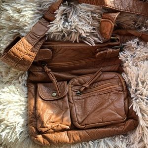 Brown side bag